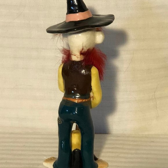 Vintage 5.25" Tall Ceramic Policeman & Tall Ceramic Hillbilly - Picture 9 of 10